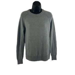 jeanne pierre long sleeve gray Knit sweater womens Small 100% Cotton